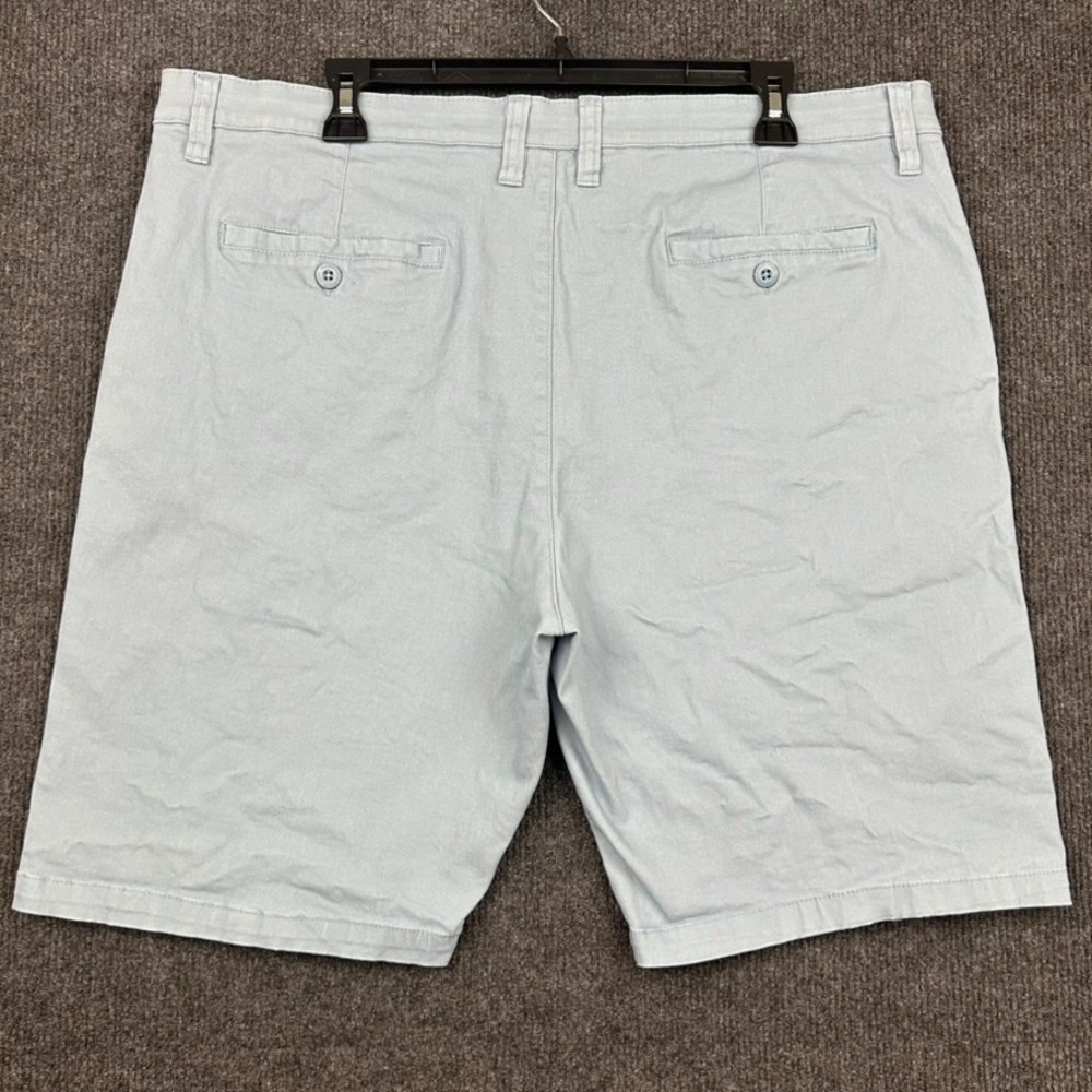Rugby University Men's 38W Chino Shorts Light Blue Preppy Beach Travel Casual - Picture 5 of 14